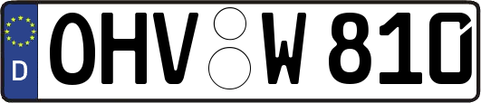 OHV-W810