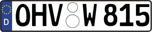 OHV-W815