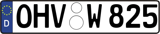 OHV-W825