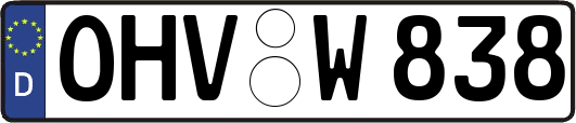 OHV-W838