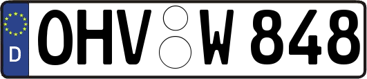 OHV-W848