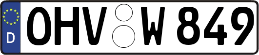 OHV-W849