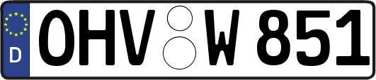 OHV-W851