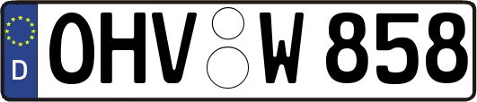 OHV-W858