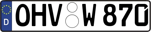 OHV-W870
