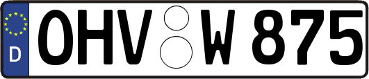 OHV-W875