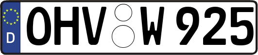 OHV-W925