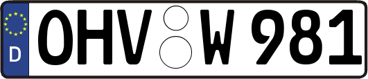 OHV-W981