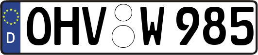 OHV-W985