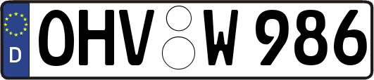 OHV-W986