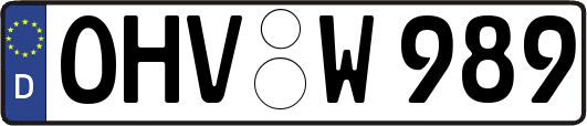 OHV-W989