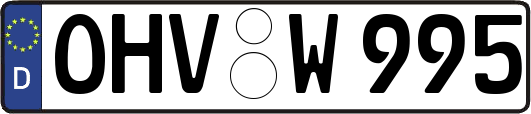 OHV-W995