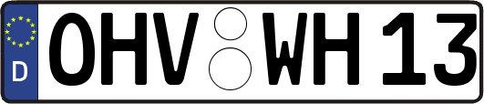 OHV-WH13