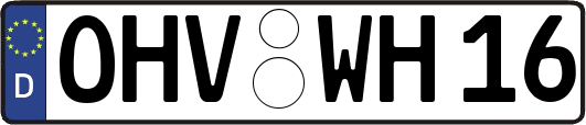 OHV-WH16