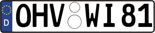 OHV-WI81
