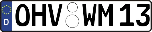 OHV-WM13