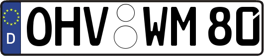 OHV-WM80