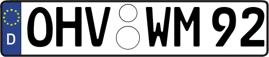 OHV-WM92