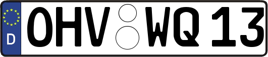 OHV-WQ13