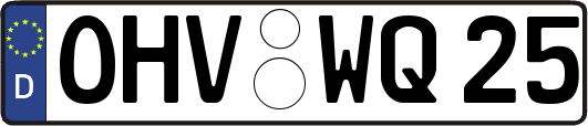 OHV-WQ25