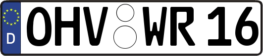 OHV-WR16