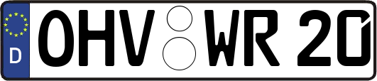 OHV-WR20