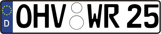 OHV-WR25