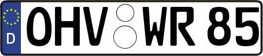 OHV-WR85