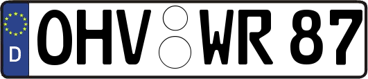 OHV-WR87