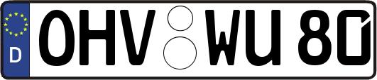 OHV-WU80