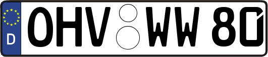 OHV-WW80