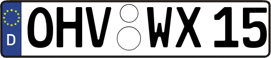 OHV-WX15