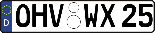 OHV-WX25
