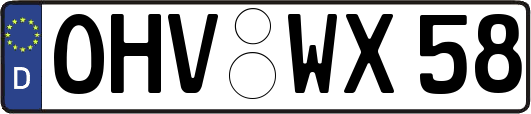 OHV-WX58