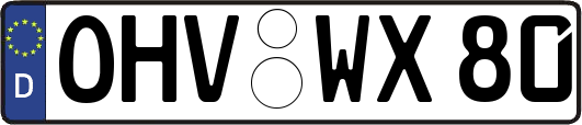 OHV-WX80