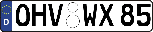 OHV-WX85
