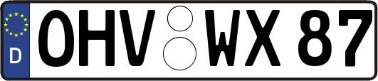 OHV-WX87