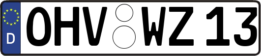 OHV-WZ13