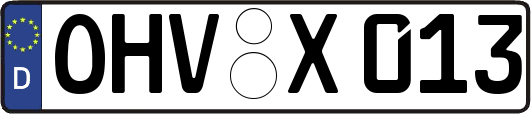 OHV-X013