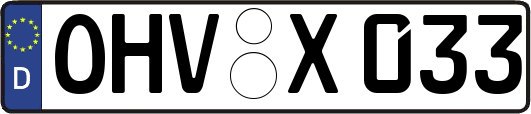 OHV-X033