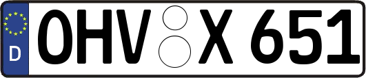 OHV-X651