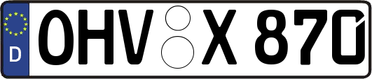 OHV-X870
