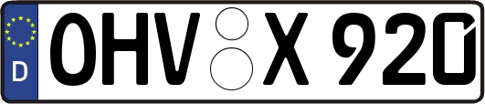 OHV-X920