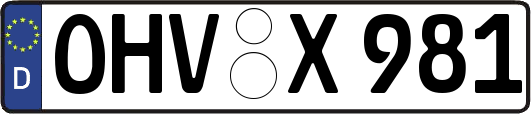 OHV-X981