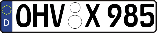 OHV-X985
