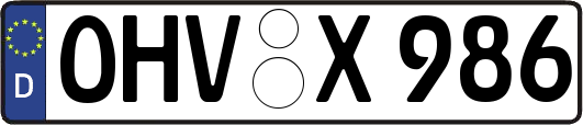 OHV-X986