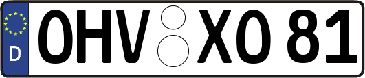 OHV-XO81