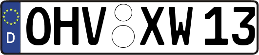 OHV-XW13