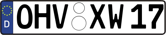 OHV-XW17