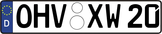 OHV-XW20